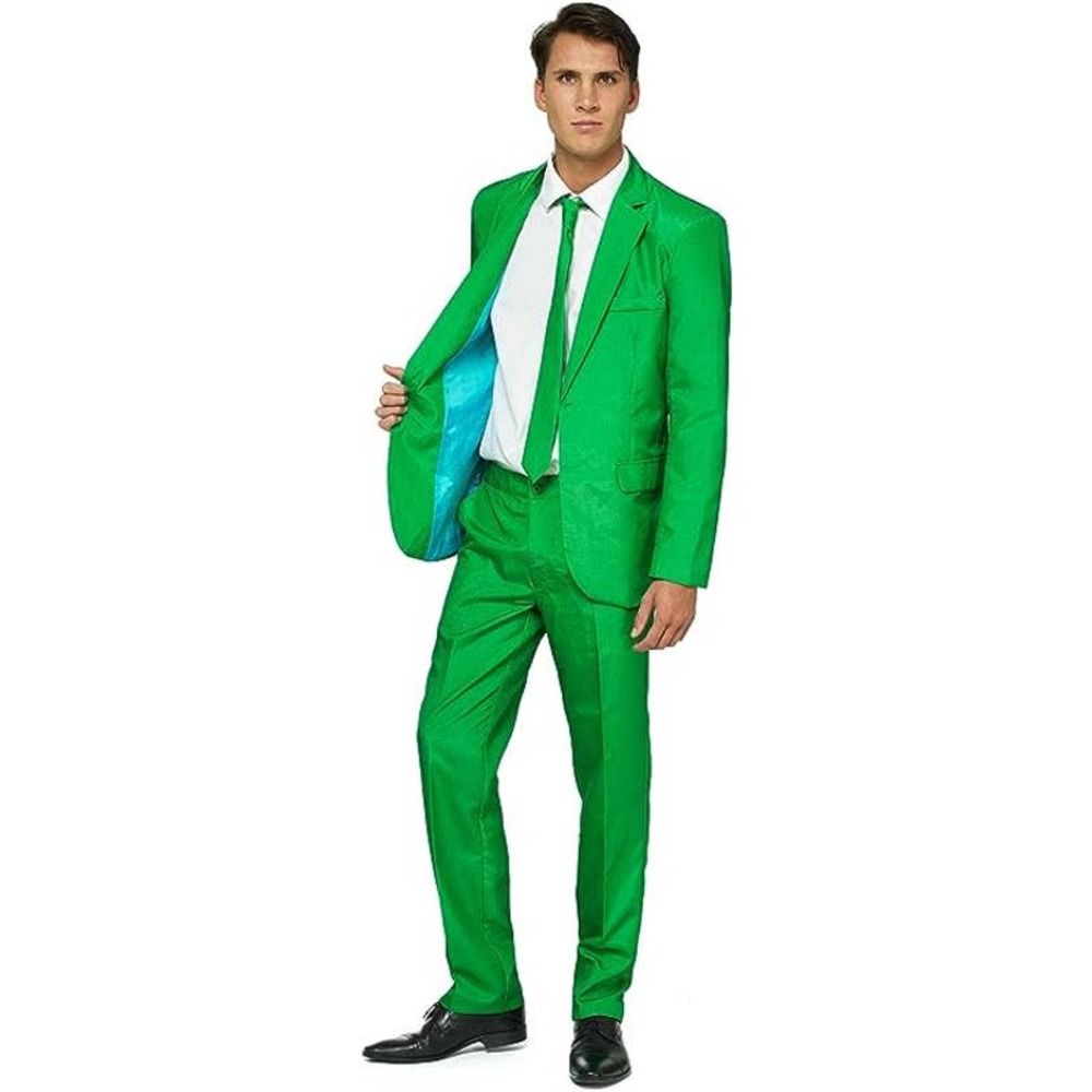 Private Label Men's Vibrant Green Suit